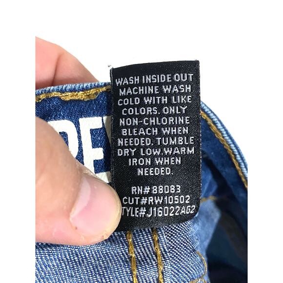 Rewash High Rise Mom Jeans Distressed Medium Wash Cotton Stretch Womens 5 / 27 - Picture 11 of 11